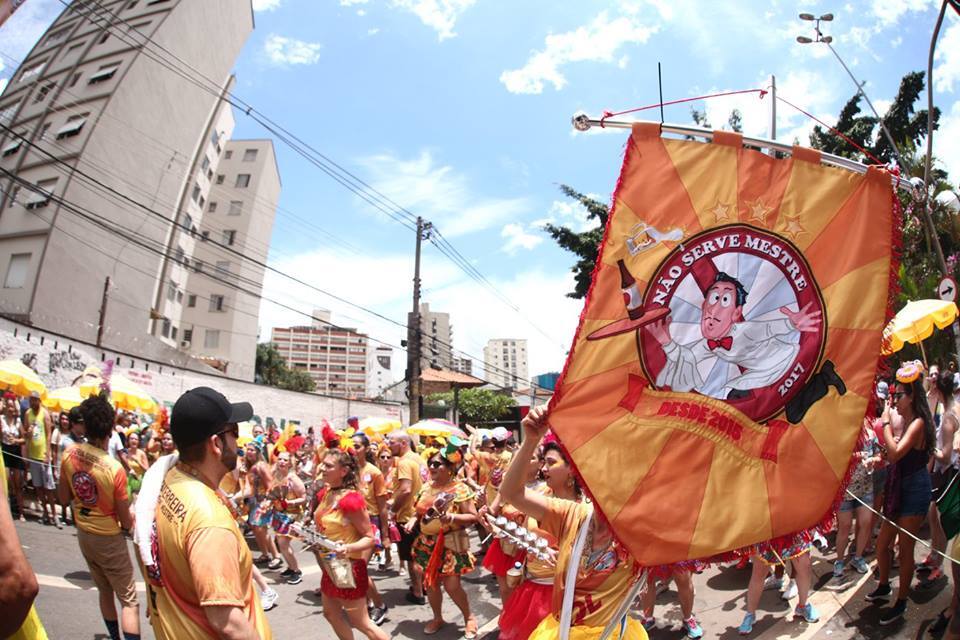 Bloco Não Serve Mestre desfila na Avenida Faria Lima