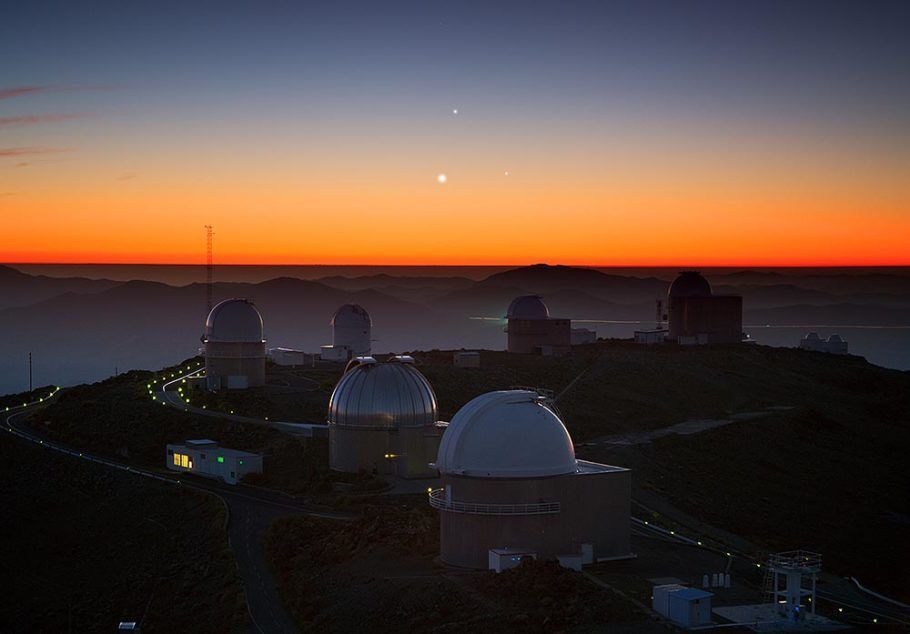 O observatório La Silla oferece tour aos sábado