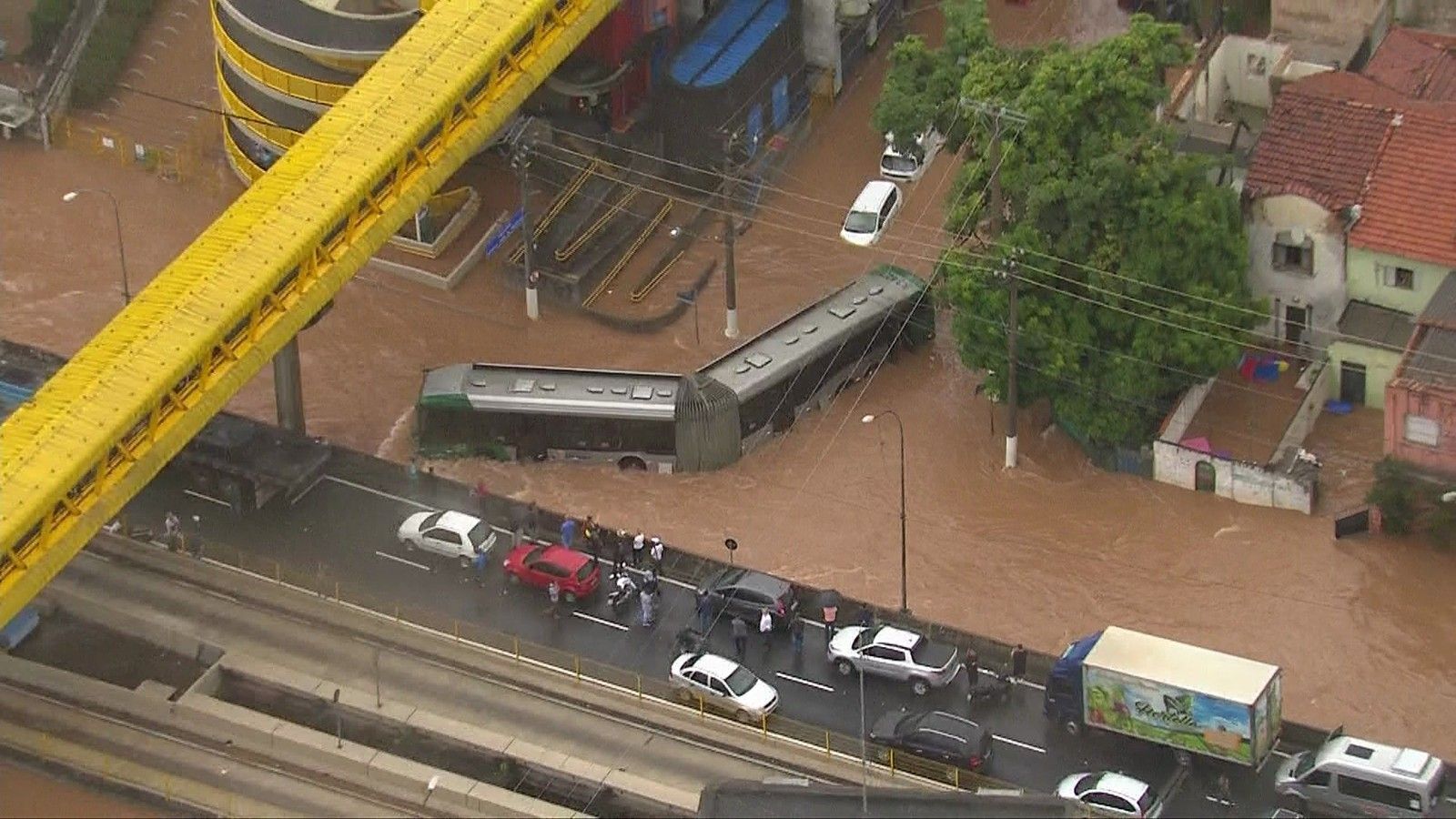 Temporal gerou caos na cidade de São Paulo