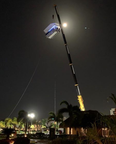 Lá do alto para para ter uma vista 360º de toda a região de Punta Cana, na República Dominicana.