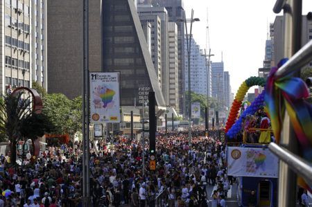 Parada do Orgulho Gay, em São Paulo