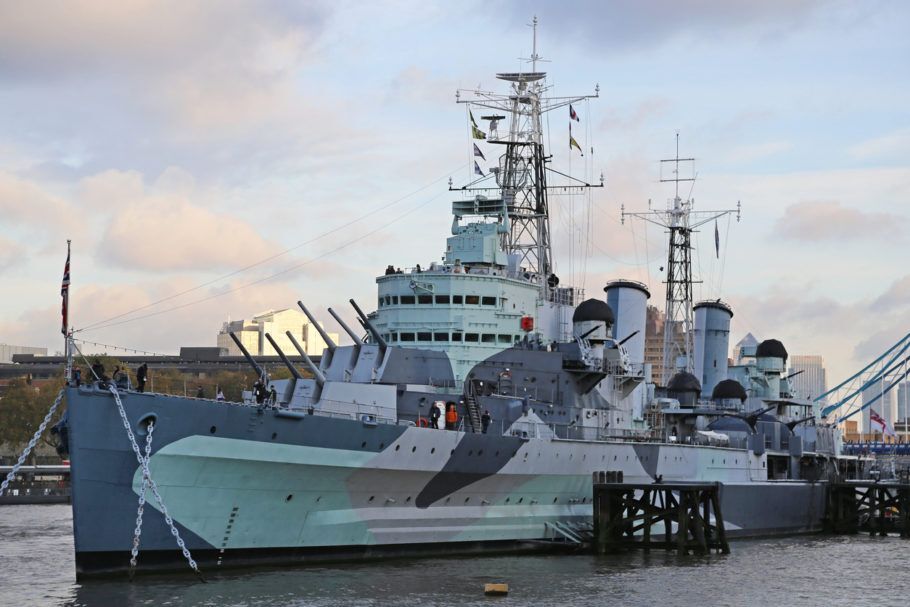 O navio museu HMS Belfast