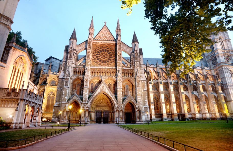 Fachada da Abadia de Westminster