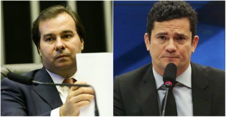 Rodrigo Maia critica Sergio Moro