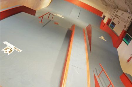 O Mega Roller Skate Park pistas de skate, patinação e BMX