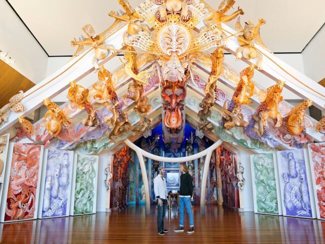 O Museu Te Papa Tongarewa é o mais visitado da Oceania