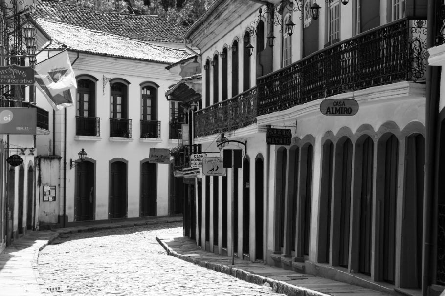 Casarios em estilo colonial de Ouro Preto