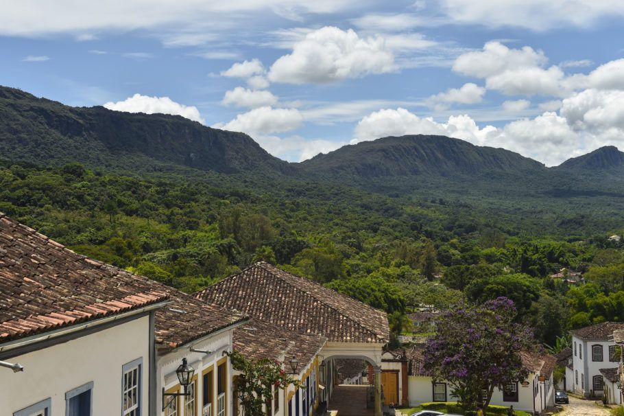 Vista das montanhas da Serra de São José