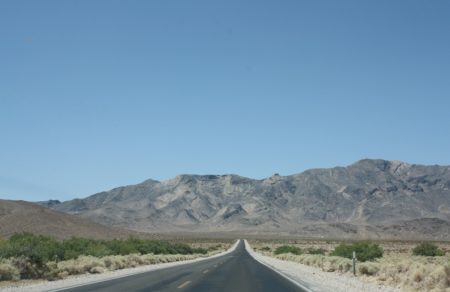 A caminho de Death Valley, na Califórnia