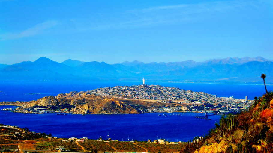 Vista da cidade de Coquimbo, no sul do Chile