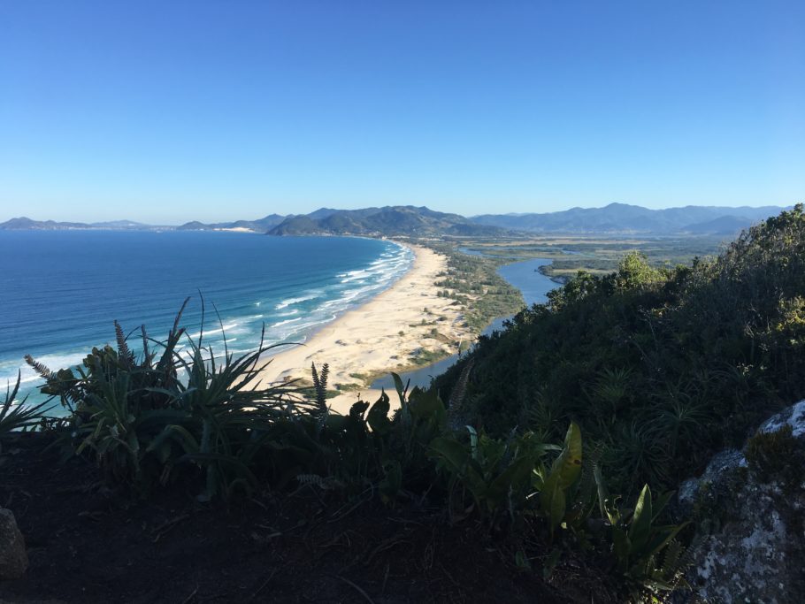 Vista do topo da trilha