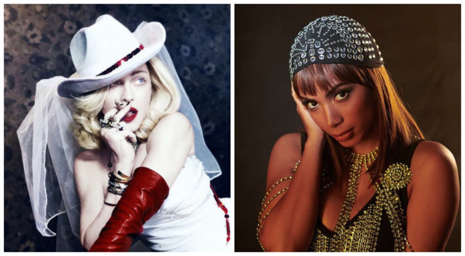 Madonna e Anitta, que gravaram juntas um funk em português