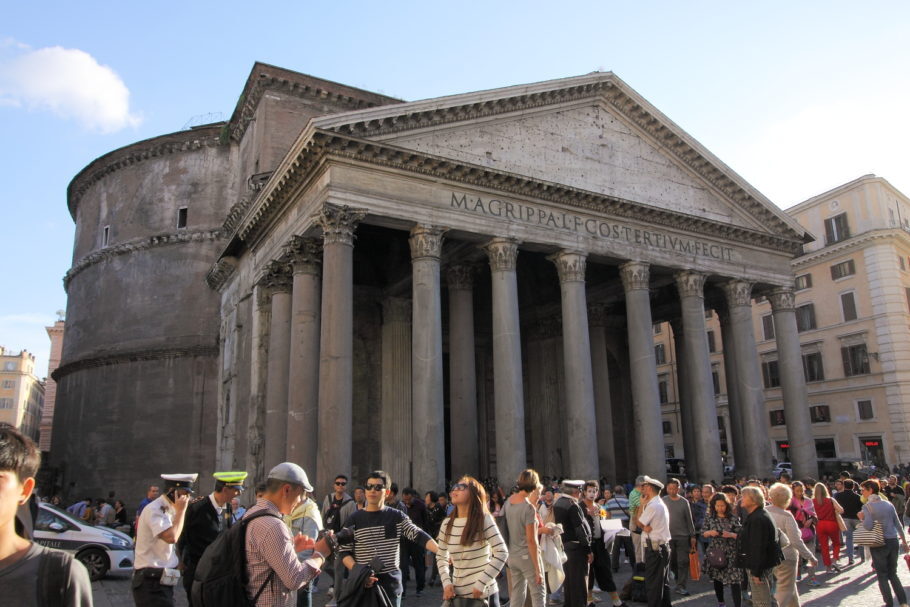 O Pantheon é o monumento mais bem conservado da história e da Roma antiga