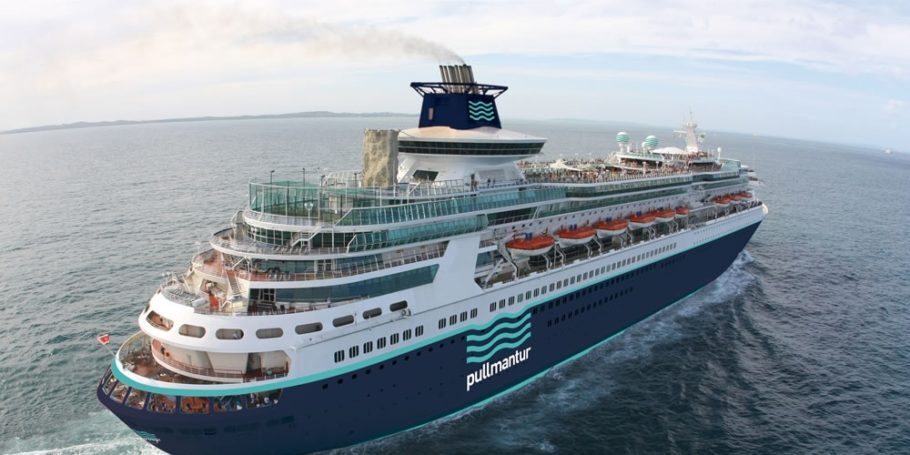 O navio Sovereign, da Pullmantur, voltará ao páis para a temporada 2019/2020