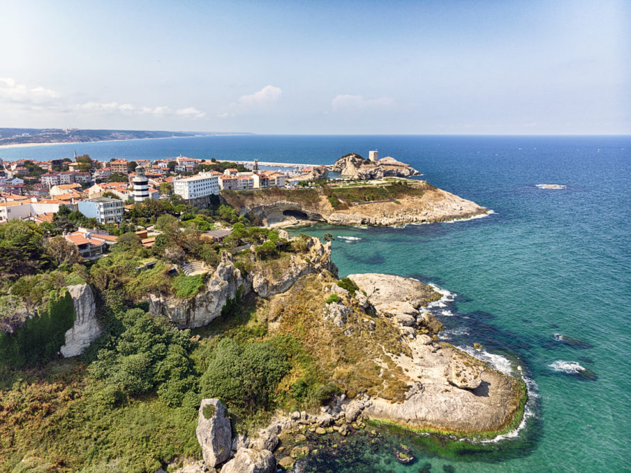 Vista do vilarejo de Şile, na costa do Mar Negro, a 70 km do centro de Istambul
