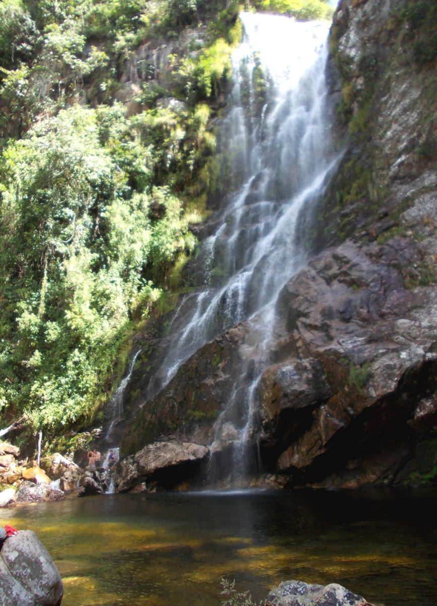Vista da cachoeira do Capão Forro