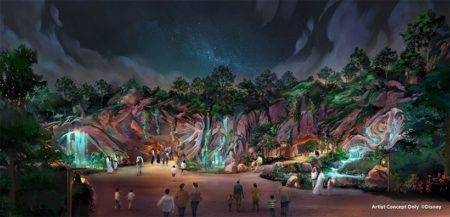 Concepção artísta da nova área Fantasy Springs, na Disney Tóquio
