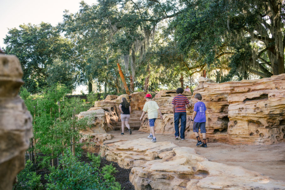 Hammock Hollow, espaço dedica às crianças no Bok Tower Gardens