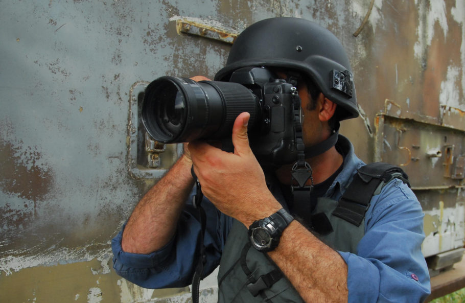 Um total de 29 jornalistas foram mortos em zona de guerra ou em áreas de conflito armado em 2018