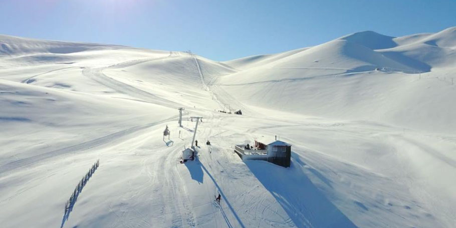 A temporada de esqui em Antillanca 15 vai de junho a 15 de outubro