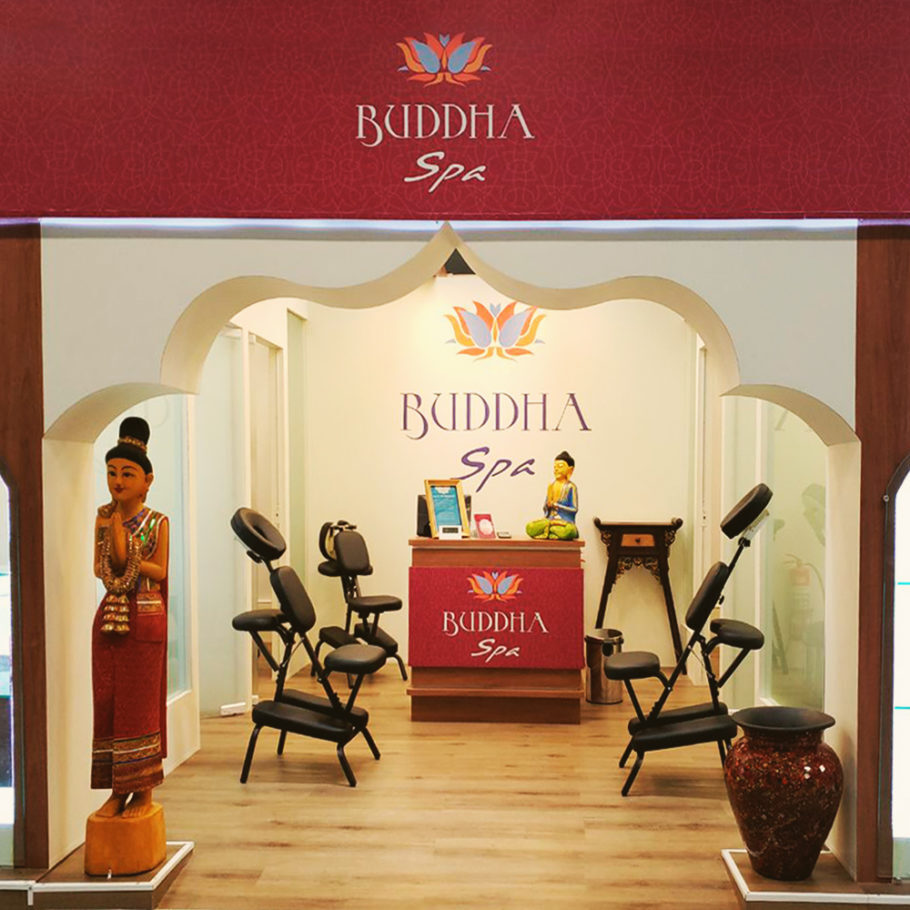 O Buddha SPA funciona diariamente das 12h às 21h