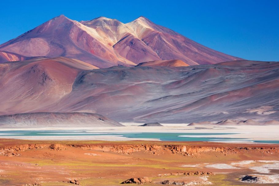 A região do deserto do Atacama tem paisagens surreais