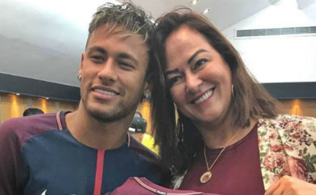 Nadine demonstrou apoio ao filho, Neymar Jr.