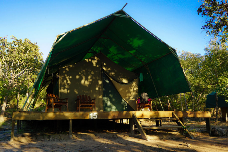 Tenda do Camp da Korubo