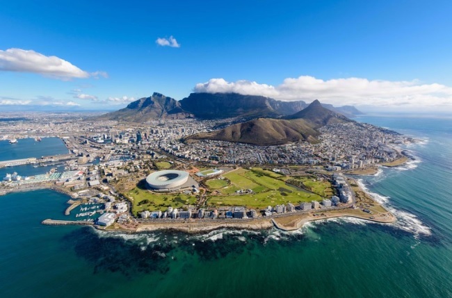 Vista da Cidade do Cabo, na África do Sul; foi foi eleito como melhor destino para o o público LGBT+