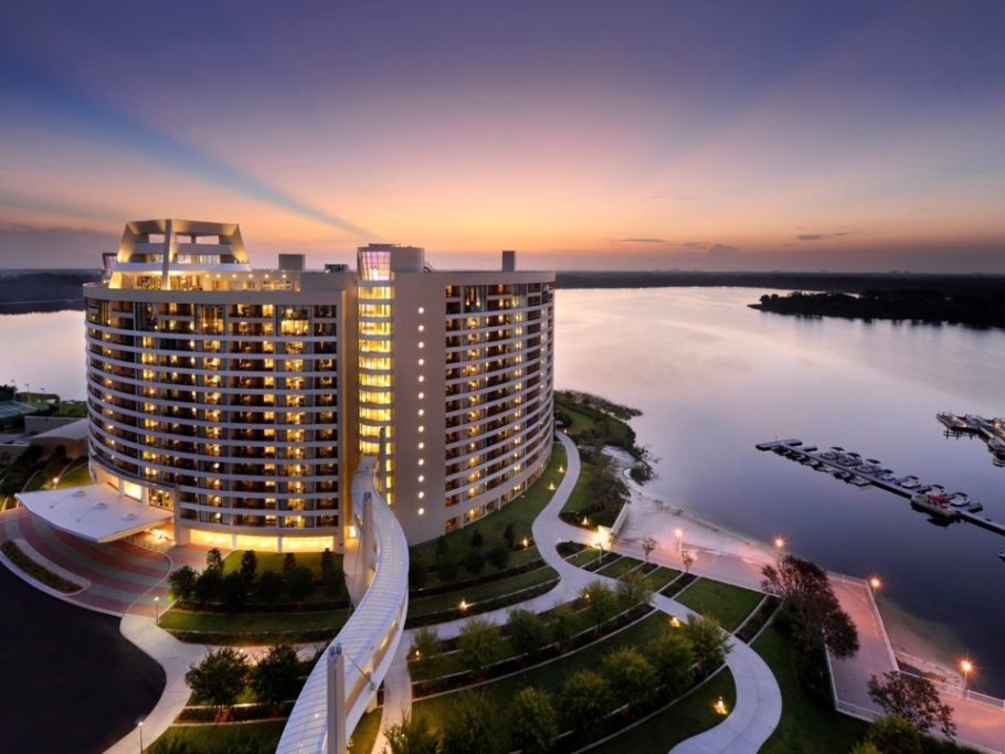 Vista panorâmica do Bay Lake Tower