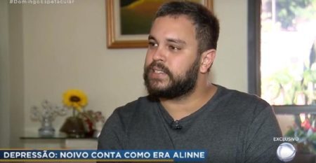 Orlando Costa Júnior, ex-noivo de Alinne Araújo, concedeu entrevista à Record TV