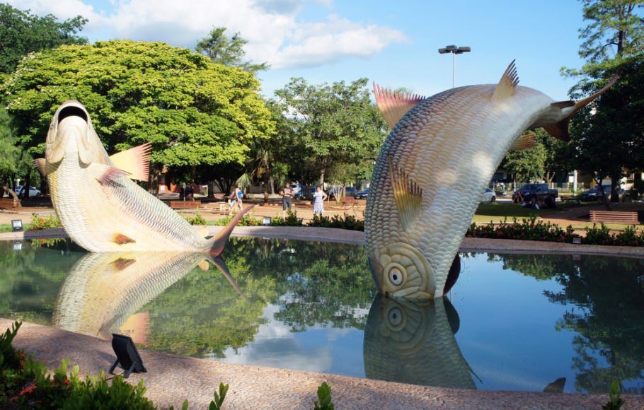Monumento das Piraputangas, em Bonito (MS)
