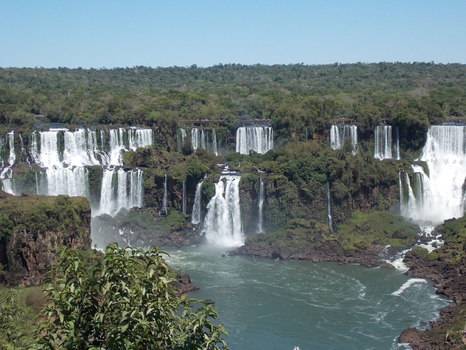 Vista das Cataratas do Iguaçu, no Paraná