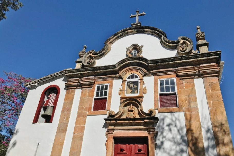 Igreja Nossa Senhora do Rosário, no centro histórico de Tiradentes