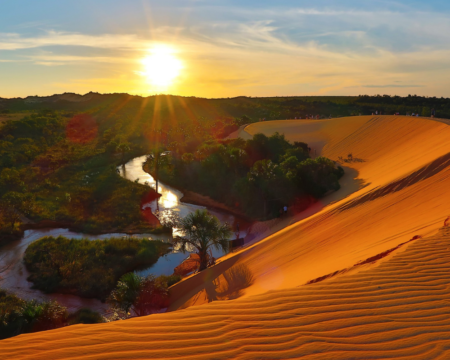 As dunas douradas do Jalapão, destino ideal para pais aventureiros