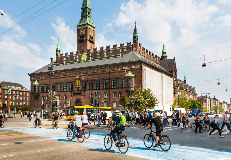 Copenhague, na Dinamarca, é considerada a melhor cidade do mundo para pedalar