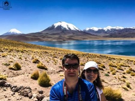 O casal Sílvia e Adriano Bolzani passou 60 dias viajando de carro pela América do Sul
