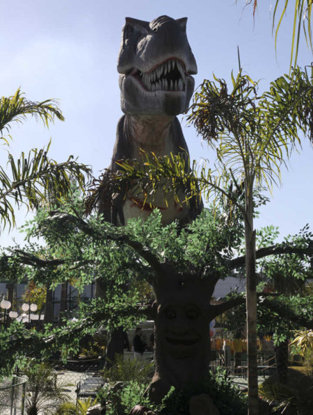 O grande Tiranossauro Rex, um dos maiores da América Latina