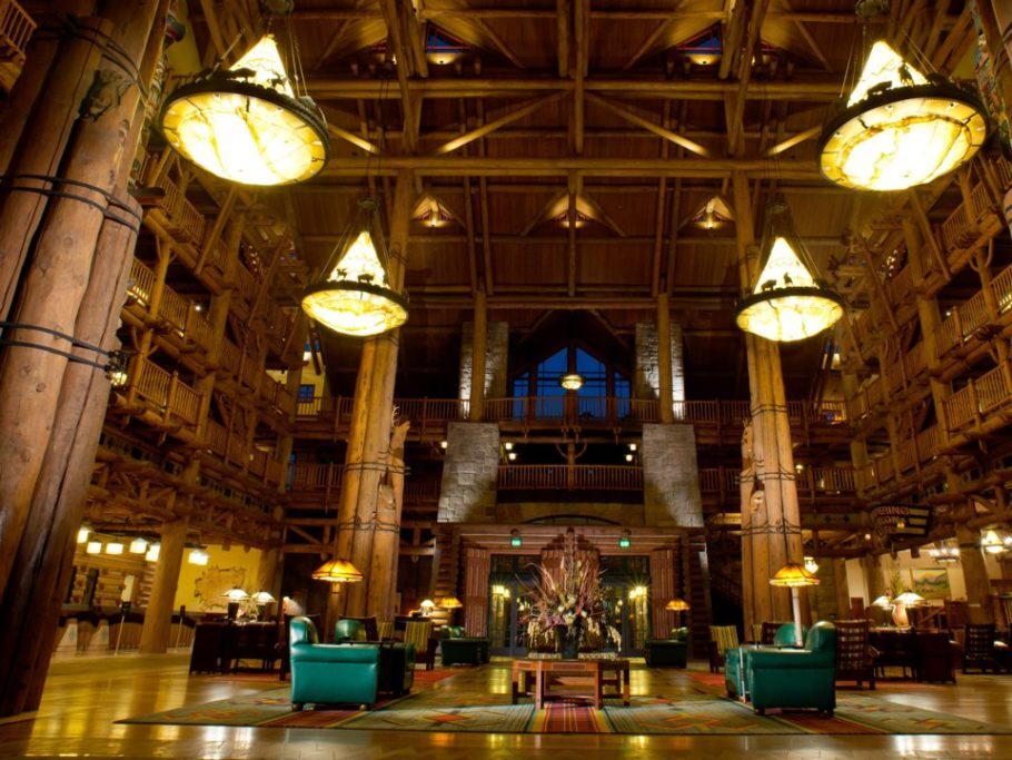 Interior do Wilderness Lodge