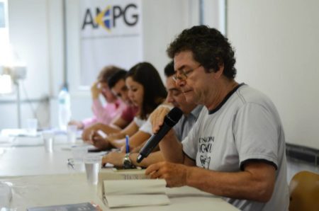Ildeu de Castro Moreira, em palestra na Associação Nacional dos Pós-Graduandos (ANPG)