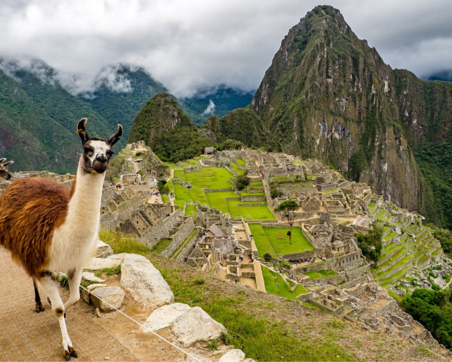 As ruínas de Machu Picchu, uma das atrações mais visitadas do Peru