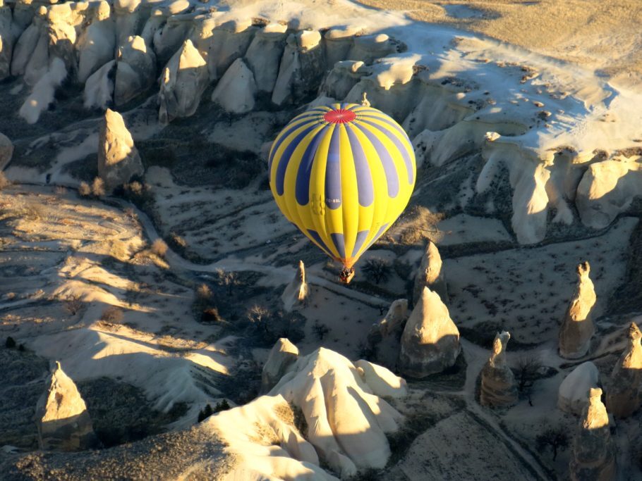 Voo de balão é uma das atrações imperdíveis na Capadócia