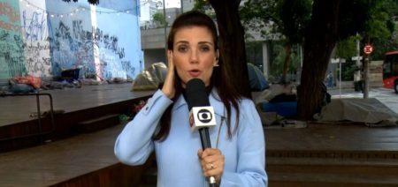Sabina Simonato foi criticada pela forma como teria tratado um morador de rua no ‘Bom Dia SP’