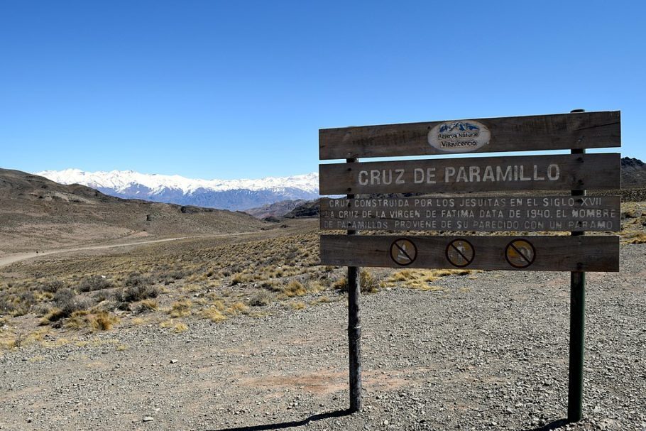Cruz de Paramillos é ideal para apreciar a enorme beleza da Cordilheira dos Andes