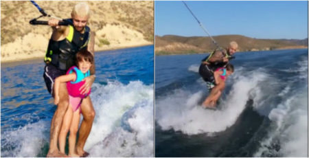 O surfista foi detonado por não colocar capacete nos filhos