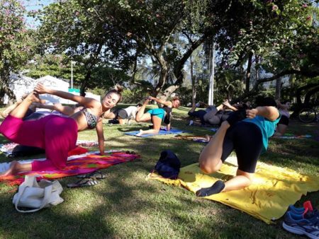 Sábado é dia de Yoga na Lagoa!