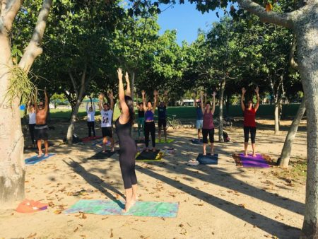 Yoga no Aterro do Flamengo acontece aos domingos