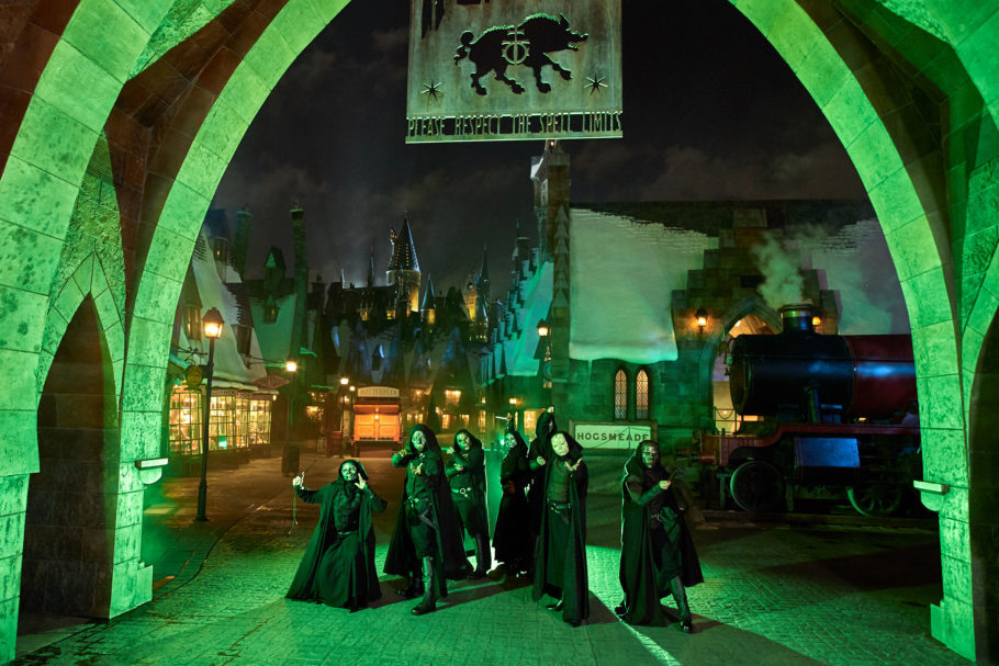 Os comensais da morte, personagens do “Dark Arts at Hogwarts Castle”
