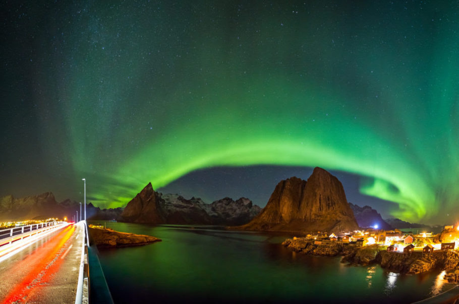 Noruega é um dos melhores lugares do mundo para ver aurora boreal