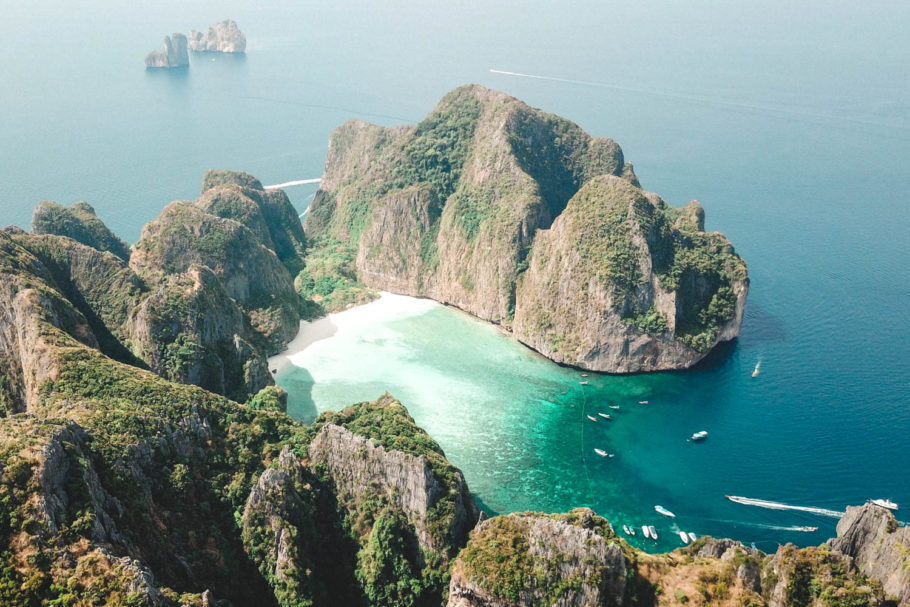 A incrível Maya Bay em Koh Phi Phi